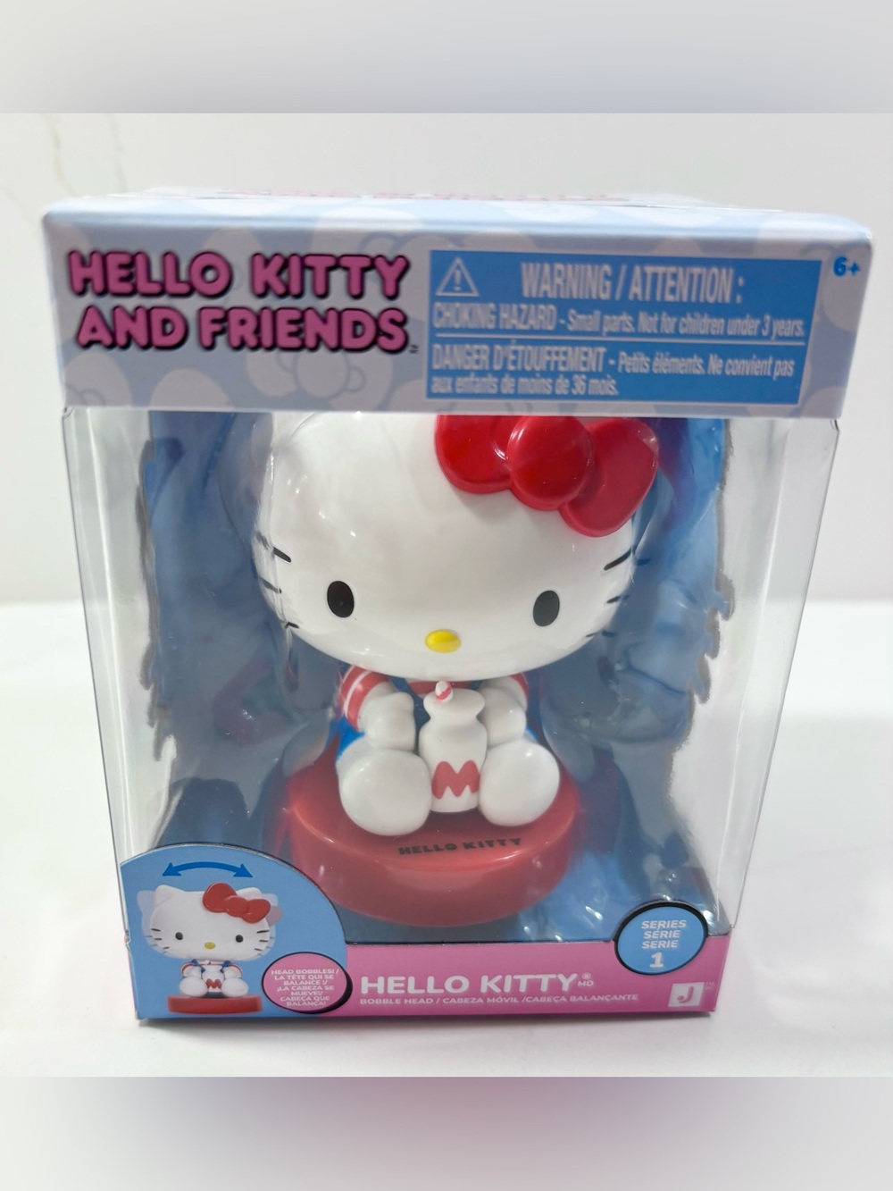 Jazwares Sanrio Hello Kitty & Friends Hello Kitty Bobblehead Collectible NIB